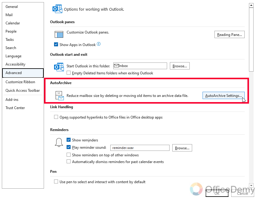 How to Archive Outlook Emails 11