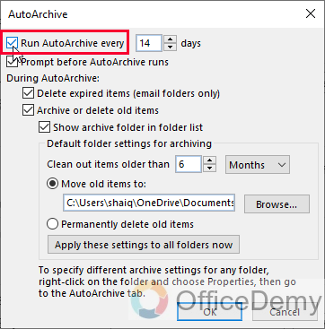 How to Archive Outlook Emails 12