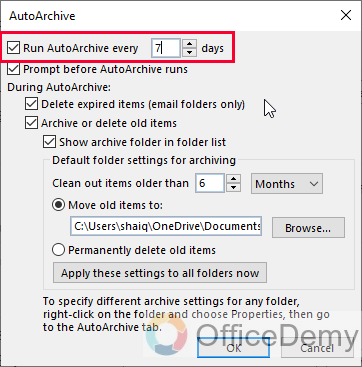 How to Archive Outlook Emails 13
