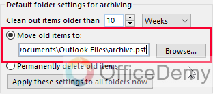 How to Archive Outlook Emails 16