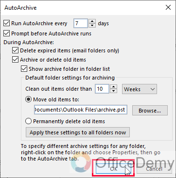 How to Archive Outlook Emails 17