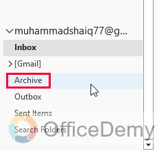 How to Archive Outlook Emails 6