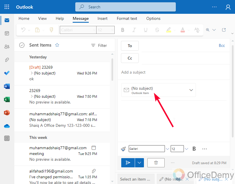 How to Attach an Email to an Email in Outlook 18