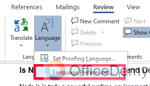 How to Change Language in Microsoft Word 4