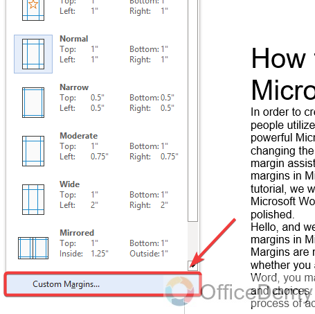 How to Change Margins in Microsoft Word 5