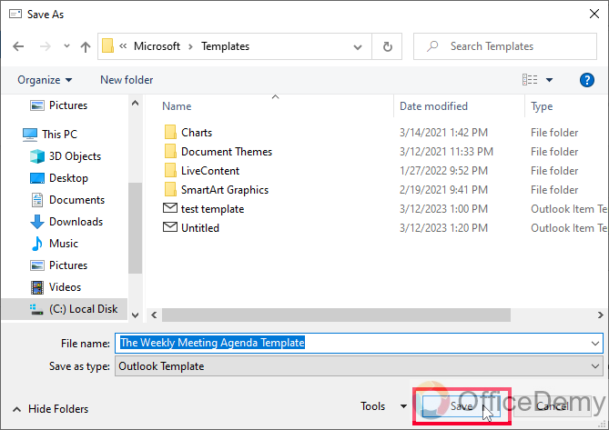 How to Create Email Template in Outlook 10