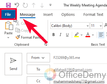 How to Create Email Template in Outlook 4