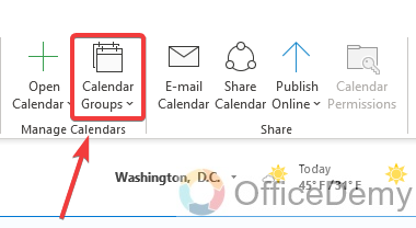How to Create a Group Calendar In outlook 3