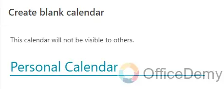 How to Create a New Calendar in Outlook 13