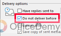 How to Delay Email in Outlook 7