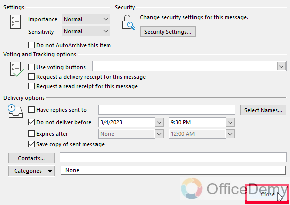 How to Delay Email in Outlook 9