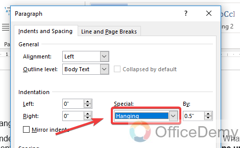 How to Do a Hanging Indent on Microsoft Word 6