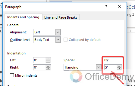 How to Do a Hanging Indent on Microsoft Word 7