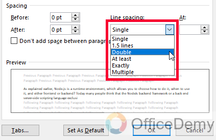 How to Double Space in Microsoft Word 13