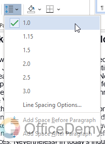 How to Double Space in Microsoft Word 5