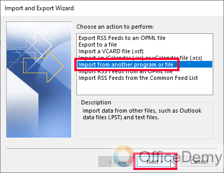 How to Import Contacts to Outlook 13