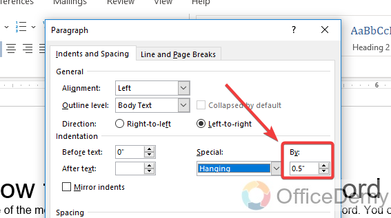How to Indent on Microsoft Word 19
