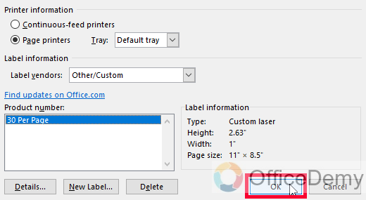 How to Make Labels on Microsoft Word 11