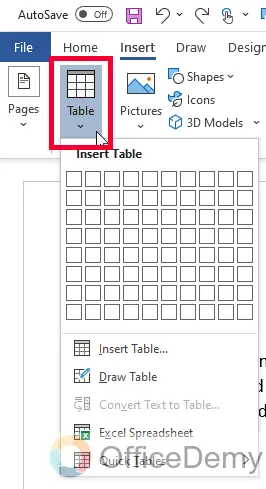 How to Make a Table in Microsoft Word 7
