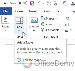 How to Make a Table in Microsoft Word 3