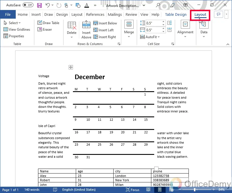 How to Make a Table in Microsoft Word 23