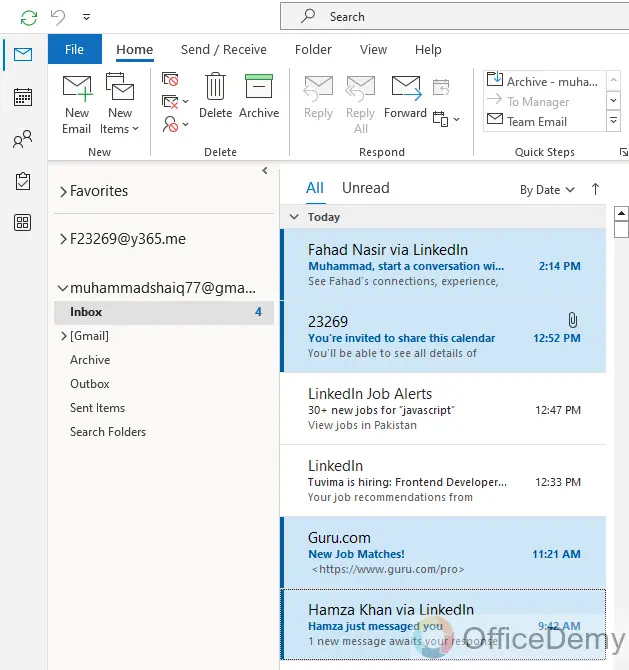 How to Mark All Emails as Read Outlook 10