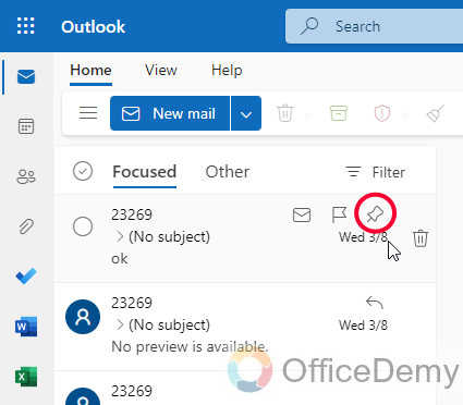 How to Pin an Email in Outlook 17