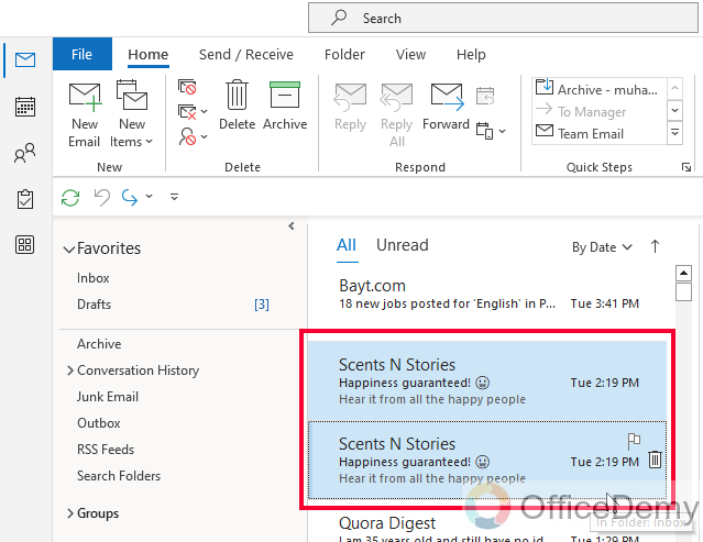 How to Pin an Email in Outlook 8
