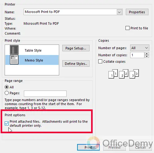 How to Print an Email on Outlook 21