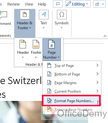 How to Put Page Numbers on Microsoft Word 8