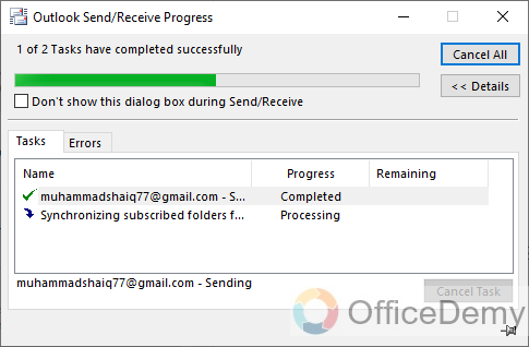 How to Refresh in Outlook 6