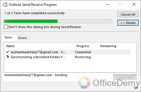 How to Refresh in Outlook 3