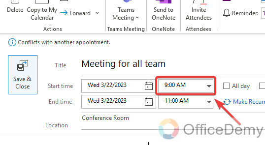 How to Reschedule a Meeting in Outlook 7