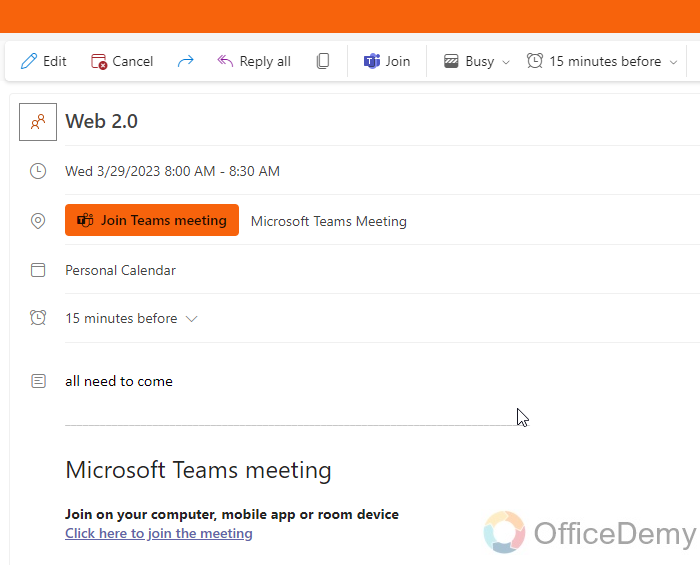 How to See Who Accepted a Meeting in Outlook 14