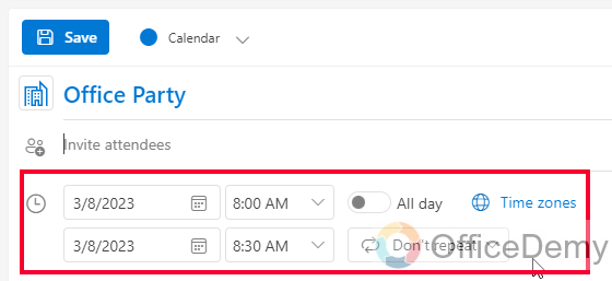 How to Send Meeting Invite in Outlook 18