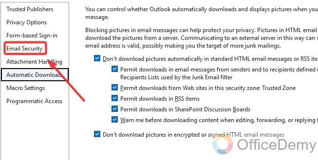 How to Send a Secure Email in Outlook 6