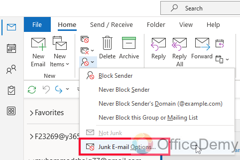 How to Whitelist an Email in Outlook 4