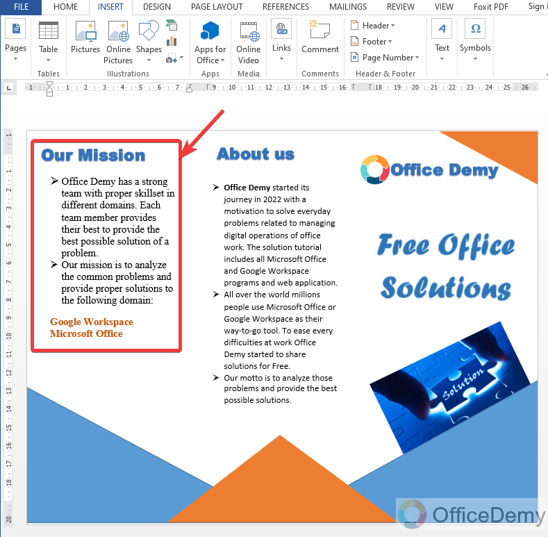 How to make a brochure on Microsoft word 15