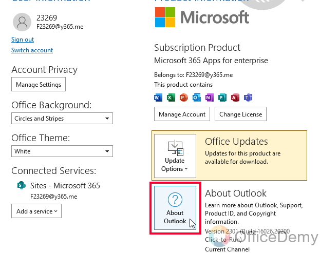 What Version of Outlook Do I Have 9