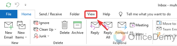 how to change Outlook view to normal 5