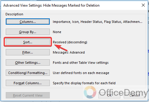 how to change Outlook view to normal 12