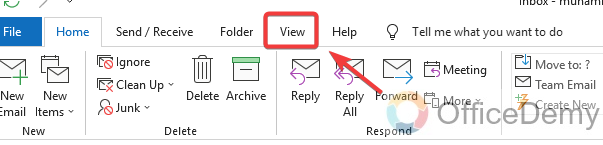 how to change Outlook view to normal 17