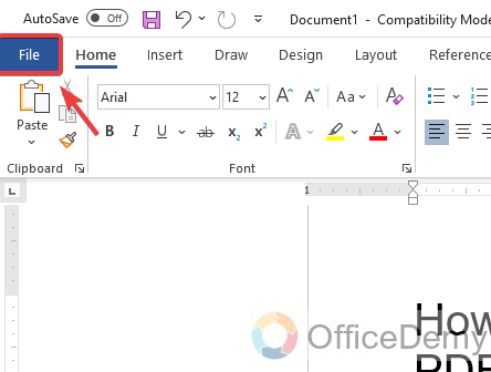 how to save Microsoft word as pdf 10