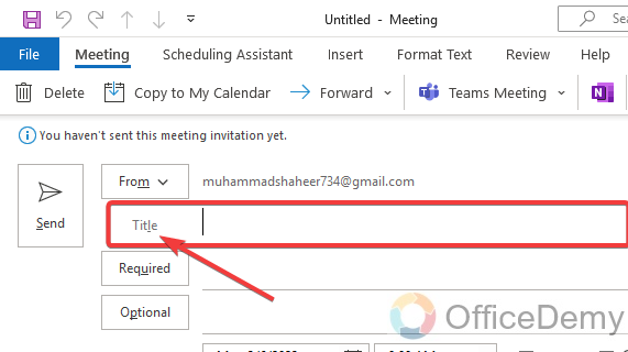 how to use scheduling assistant in outlook 3