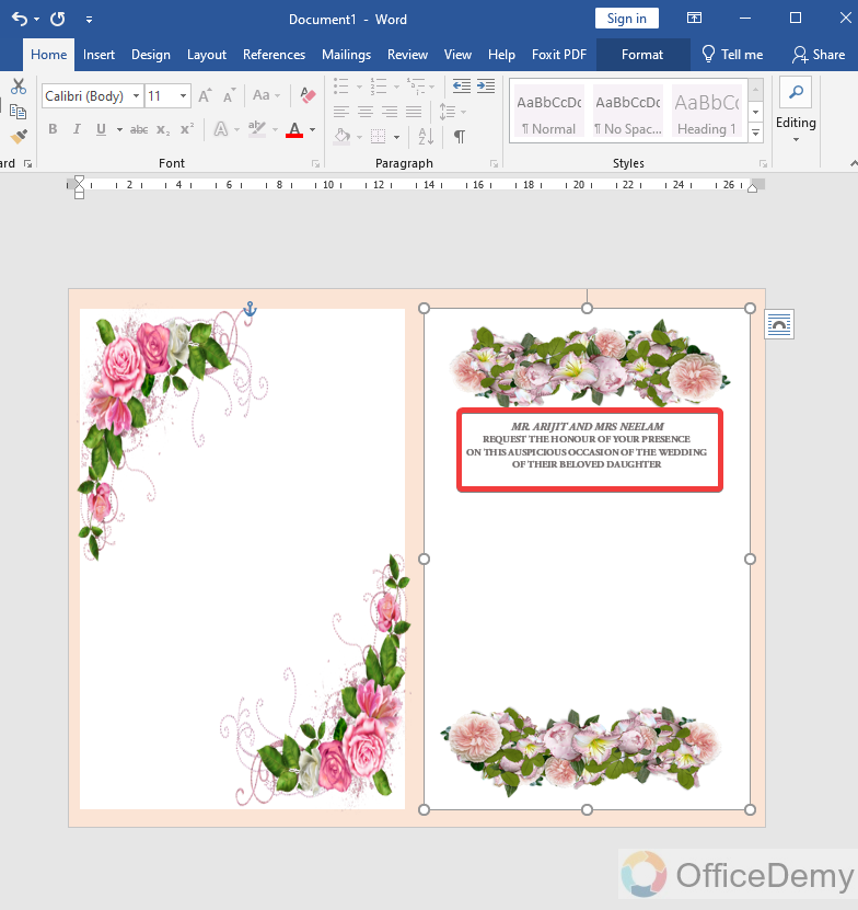 How To Make a Card on Microsoft Word 12