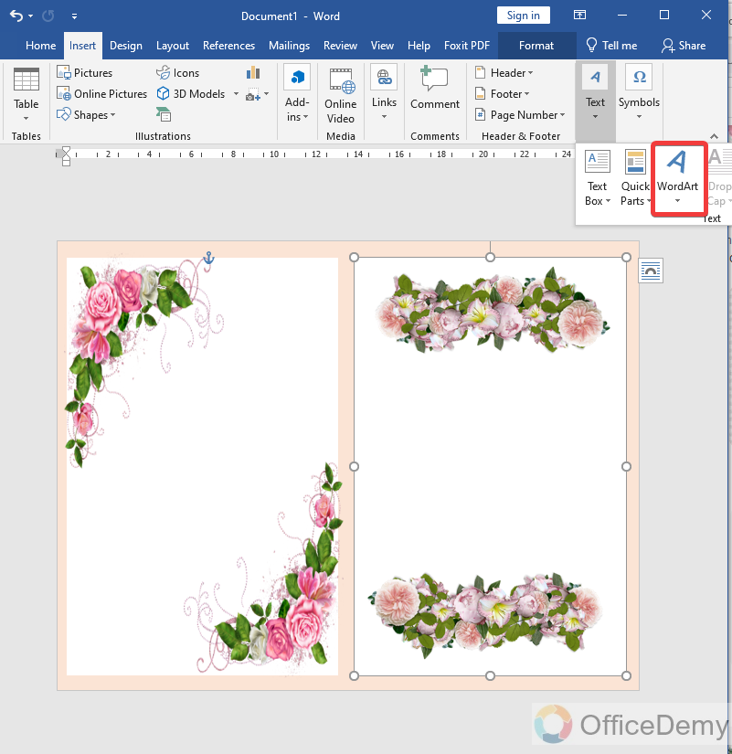 How To Make a Card on Microsoft Word 13