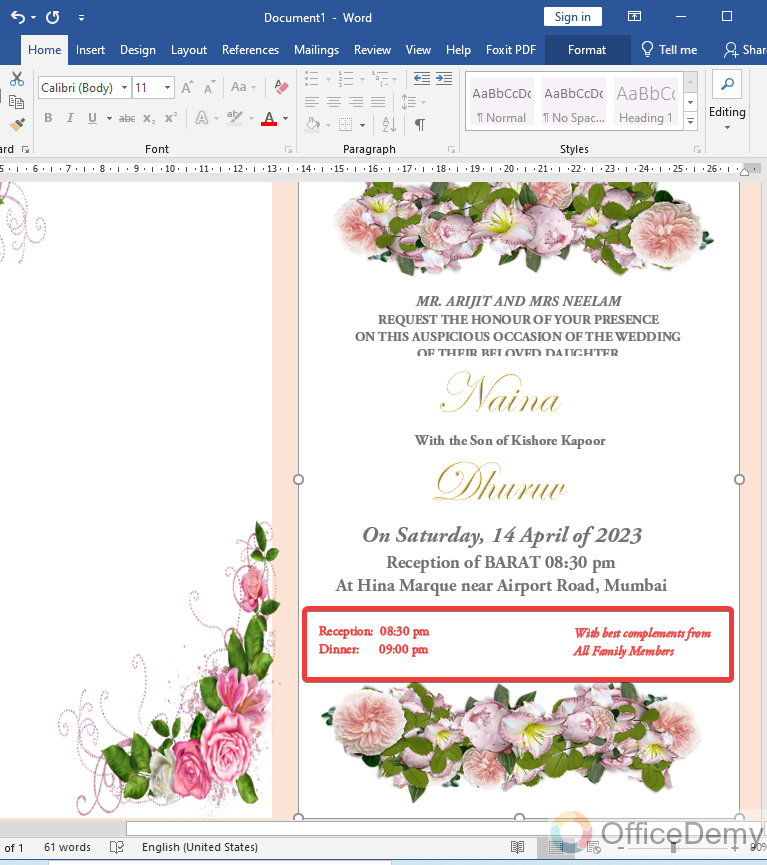 How To Make a Card on Microsoft Word 16