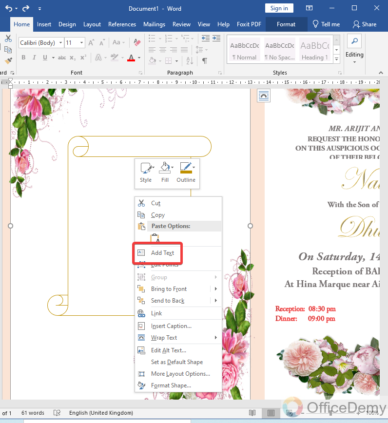 How To Make a Card on Microsoft Word 19