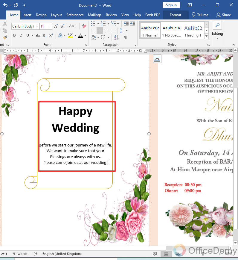 How To Make a Card on Microsoft Word 20