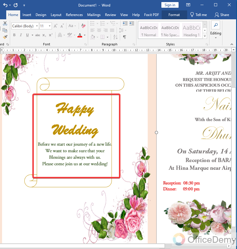 How To Make a Card on Microsoft Word 21
